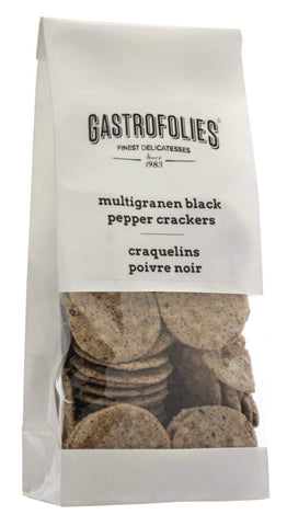 multigranen black pepper crackers.