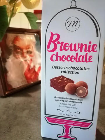 brownie chocolate bombones